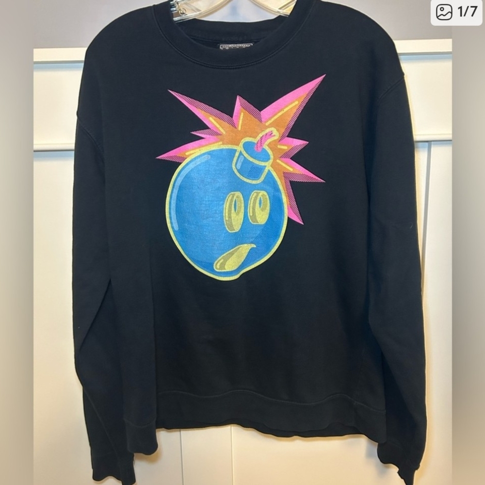The Hundreds Adam Bomb Black Sweater